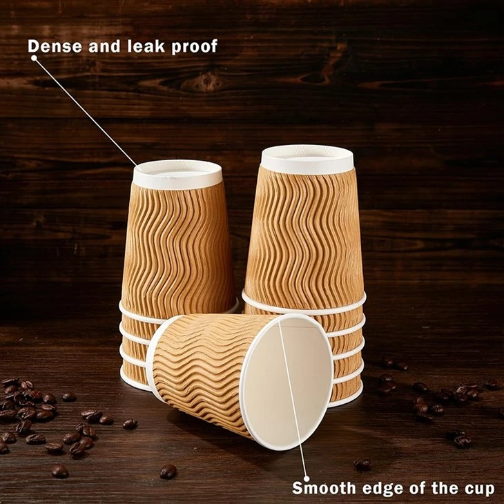 Insulated Paper Coffee Cups 12oz
